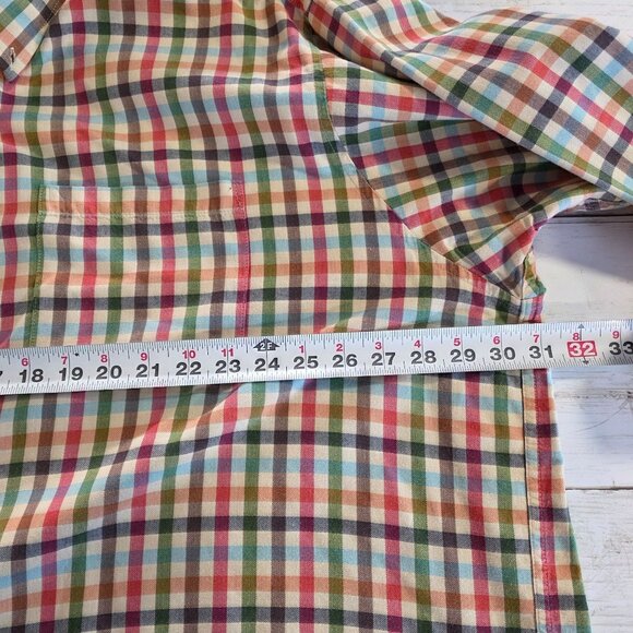 Westport Black Big and Tall Wool Blend Plaid Button Up Shirt Mens 3X Gorpcore - Picture 4 of 5